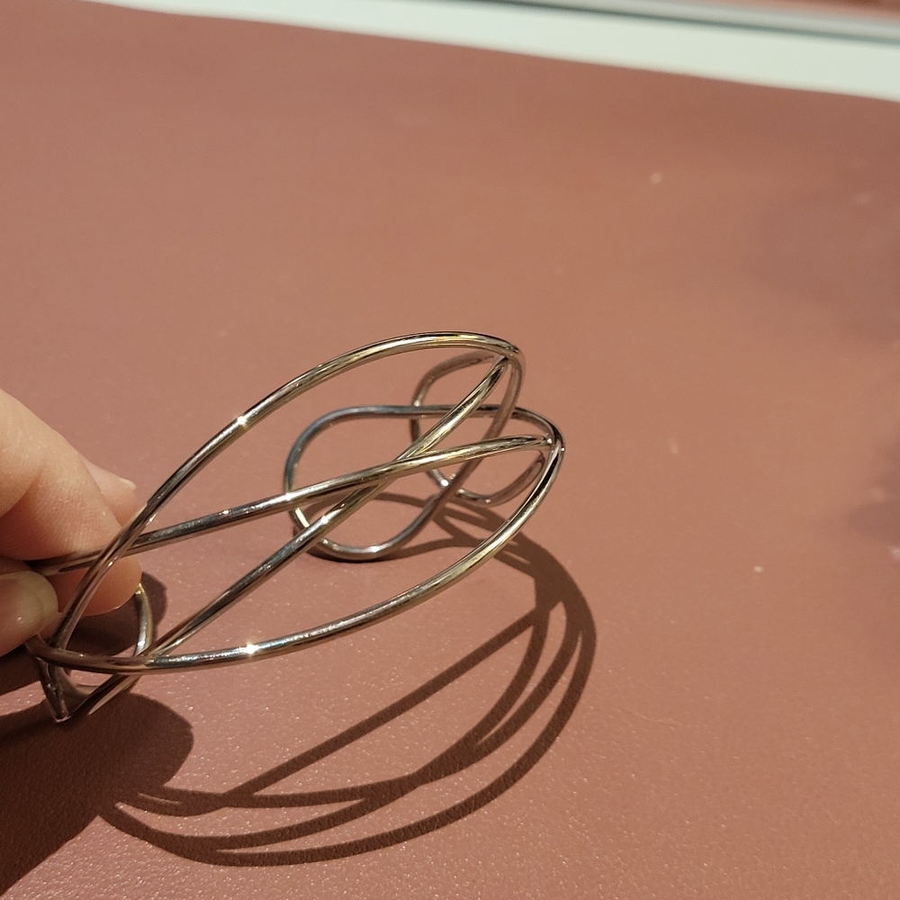 Lia Sophia silver twisted bracelet